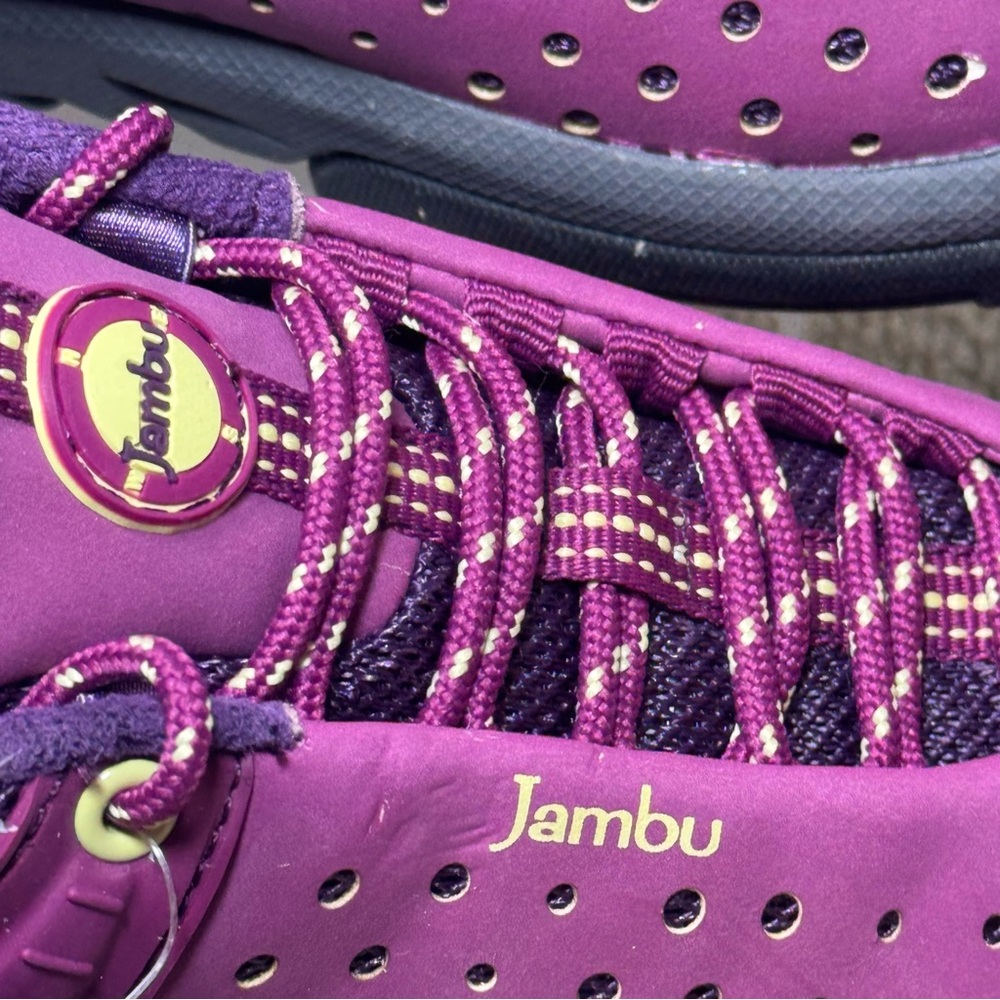 Jambu Women’s 7M Purple Slip On Trail Hiking Water Shoes Sneakers - Picture 3 of 9